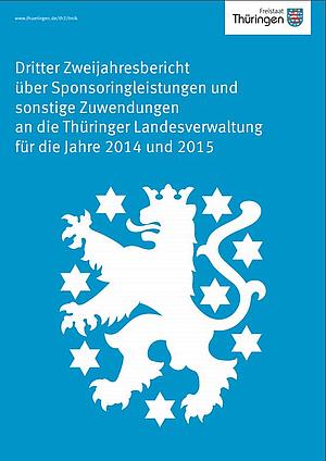 Deckblatt Sponsoringbericht 2014/2015